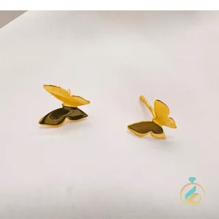گوشواره طلا پروانه ی  یکتاخواه