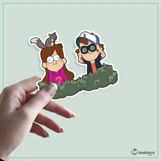 استیکر و برچسب آبشار جاذبه - Gravity Falls 18