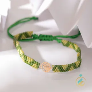 دستبند طلا نخی سارا