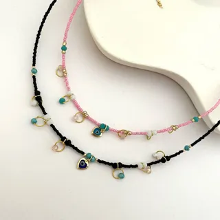 گردنبند ماه نگار کد 310609