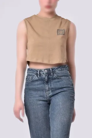 تاپ تیشرتی چاپی زنانه