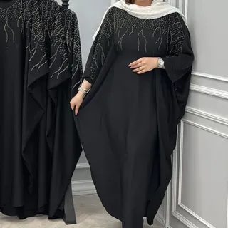 مانتو عبایی مجلسی نگینی 