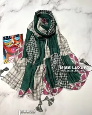 شال نخ ژاکارد اعلا S5523