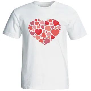 تیشرت آستین کوتاه مردانه بلک اند وایت طرح قلب کد 5...