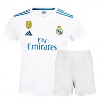 پیراهن و شرت بچگانه رئال مادرید  با نام رونالدو Real Madrid 2017 Kit