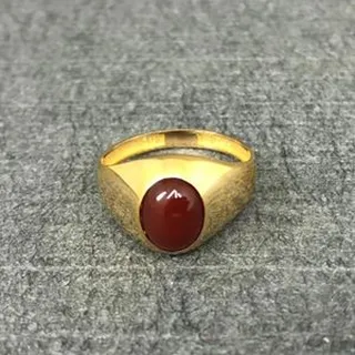 انگشتر طلا 18 عیار زنانه با طرح فیلی دوست خوب مدل DK342 سایز 55-56