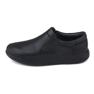 کفش روزمره چرم مصنوعی مردانه شیما، دارای کفی قابل تعویض با زیره انعطاف‌پذیر، مدل 576350142