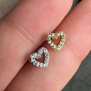 پیرسینگ جواهری طرح قلب