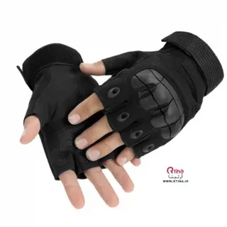دستکش نیم پنجه نظامی  ورزشی ضربه گیر (اورجینال)
