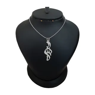 گردنبند نقره زنانه ترمه ۱ مدل بیتا کد ma 336