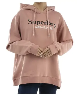 هودی زنانه صورتی سوپردرای Superdry کد W12A41603C