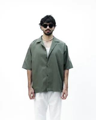 (Box shirt M (green سبز