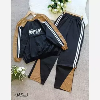 ست سویشرت شلوار ST جنس گلگسی پنبه درجه یک رنگ سرخابی