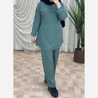 شومیزشلوار خنک تابستونی مانتو شلوار کریشه تابستانی