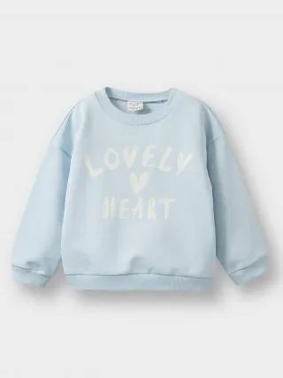 سویشرت نوزاد دختر آبی روشن دفکتو