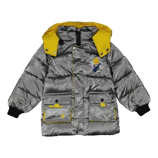 کاپشن پسرانه مدل 02 رنگ طوسی