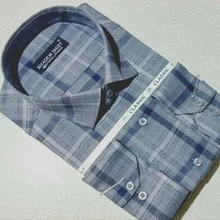 پیراهن تترون مردانه کلاسیک چهارخونه کد05