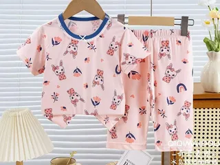 تیشرت و شلوارک بلند راحتی دخترانه