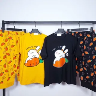 ست تیشرت شلوارک خرگوشی 