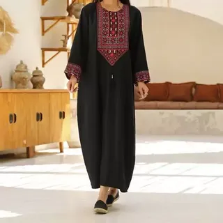 پیراهن زنانه بلند تابستانه  سنتی جنس بابوس اعلا 
