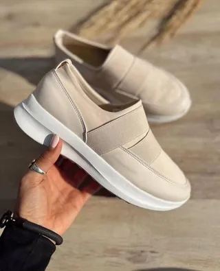 کفش اسپرت زنانه مدل sneaker - 0022_Creamy White