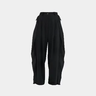 شلوار زنانه گاباردین مشکی تاکسیدو