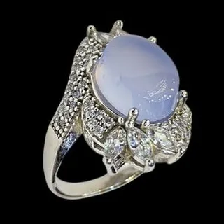 انگشتر نقره عقیق یمن زنانه مدل مخراج برلیان کد 7600