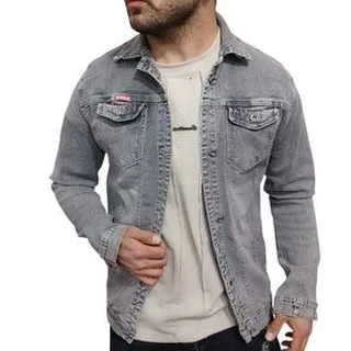 کت مردانه مدل جین دو جیب کد 77744