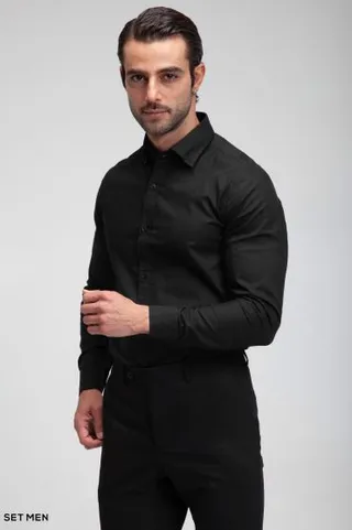 پیراهن مردانه ساده کلاسیک