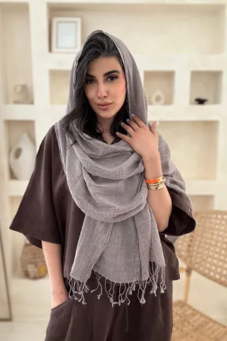 شال لینن سافاری کد 579