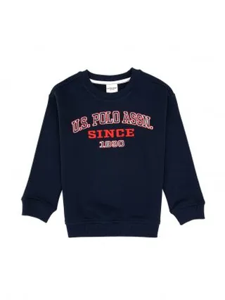 سویشرت پسرانه آبی لاجوردی روشن یو اس پولو