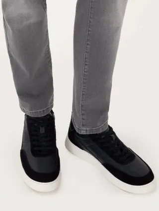 کفش کتانی و اسپرت مردانه سرمه ای پیرکاردین