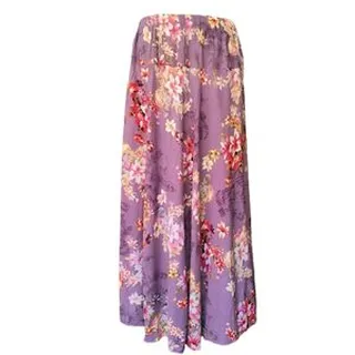 دامن زنانه مدل نخی تمام کلوش کد 201A