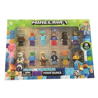 اکشن فیگور مدل ماینکرافت کد ۲۰۱۹ مجموعه ۱۲ عددی