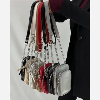 کیف جا موبایلی زنانه  در دو جنس کنفی و بیاله ابعاد 15/10  قبل از ثبت موحودی رنگ رو بپرسید کد 08