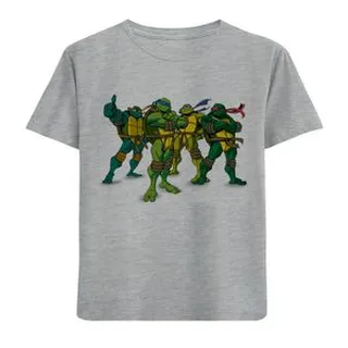 تی شرت بچگانه مدل کوتاه لاک پشت نینجا F161