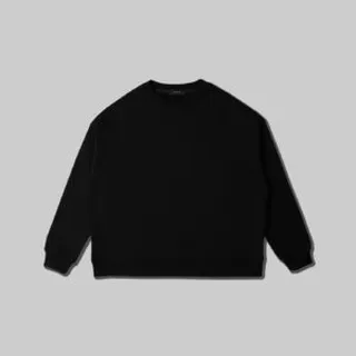 Black Basic Sweatshirt