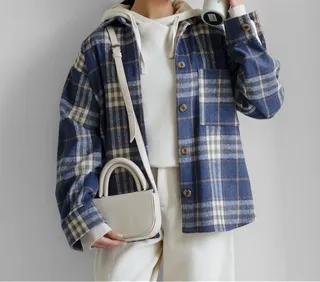 شکت سورمه ای چهارخونه