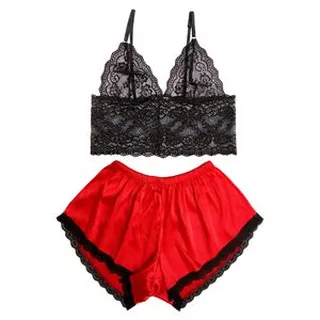 لباس خواب زنانه مدل ساتن ابریشم