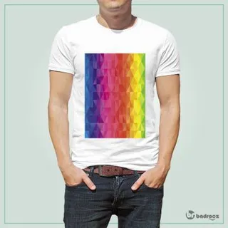 تی شرت اسپرت rainbow-coloured