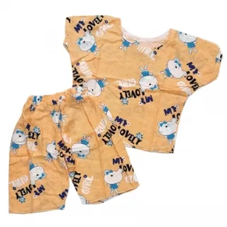 بلوز شورت نارنجی خرسی