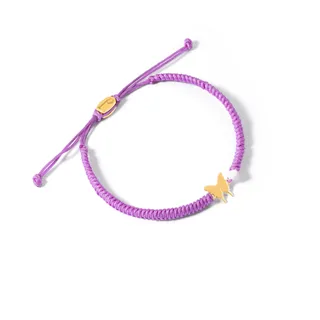 دستبند طلا بافت پروانه