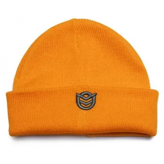 (B004)FIERY YELLOW BEANIE HAT