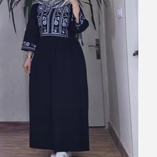 پیراهن زنانه لنین شسته شده فری تا46