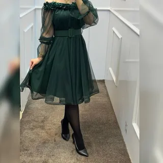 لباس مجلسی عروسکی دخترانه سایزبندی 34 الی 46-لباس مجلسی کوتاه-لباس مجلسی تور-لباس مجلسی دخترانه لباس مجلسی زنانه
