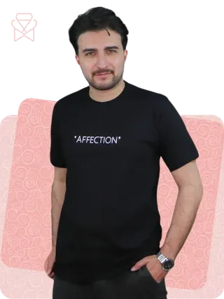 تیشرت مردانه پنبه AFFECTION کد 19892