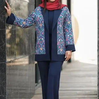 ست کت و شلوار زنانه کت زنانه مازراتی شیک
