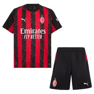 ست تی‌شرت آستین کوتاه و شلوارک ورزشی مردانه مدل میلان کد Home 2026 رنگ مشکی