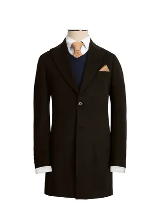 پالتو قهوه ای تیره ال سی من 98