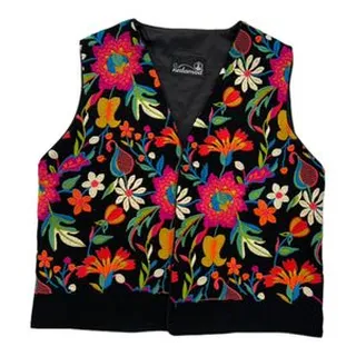 جلیقه زنانهندامدمدل لینن سوزن دوزی